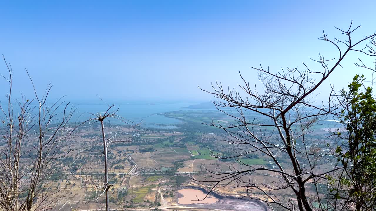 풍경과 하늘의 파노라마 뷰
