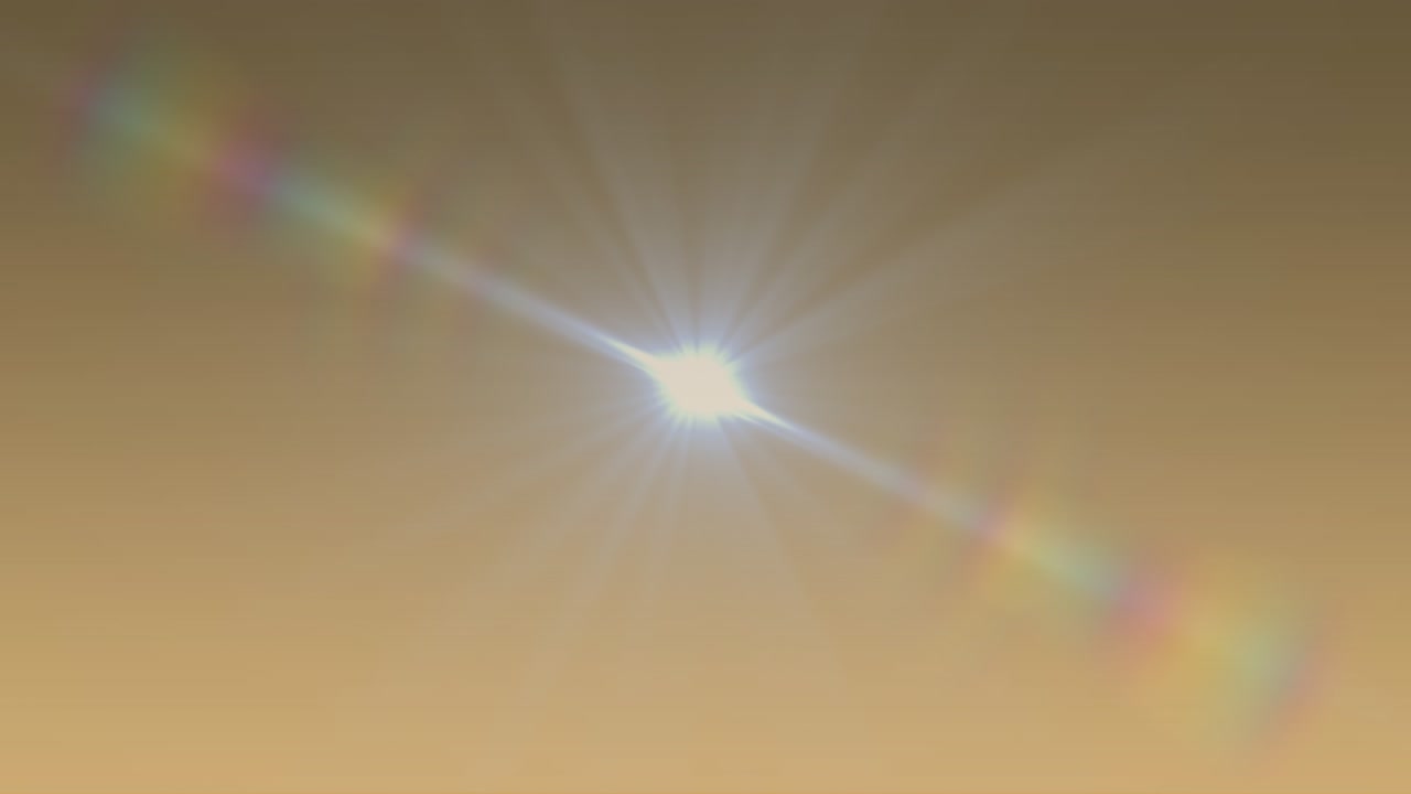 Animation of moving glowing lights over brown background
