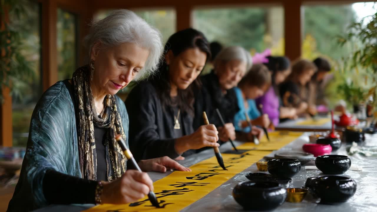 Calligraphy workshop
