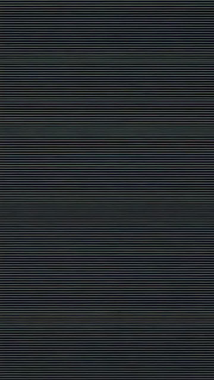 Vertical video: Displaying fullframe scanline pattern on start across screen, showing sensor fault