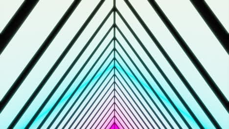 abstract neon tunnel