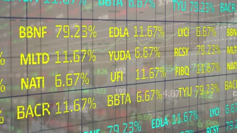 Animation-of-financial-data-processing-over-cityscape