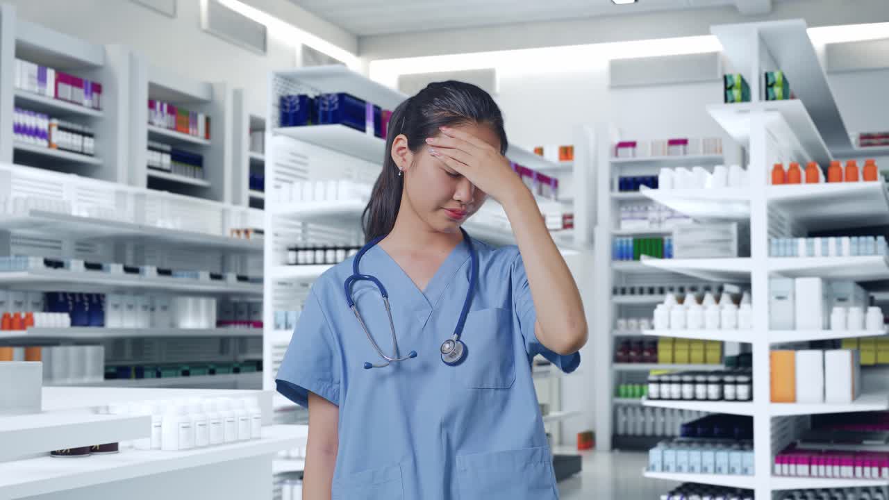 스트레스를 받는 약사