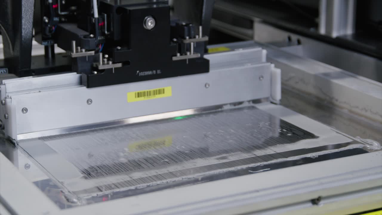 pcb solder paste application detail in automatic line