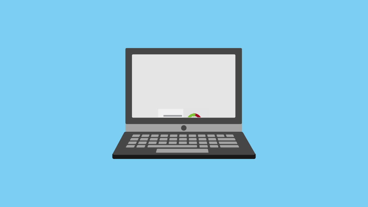 documentos estadísticos con una computadora portátil