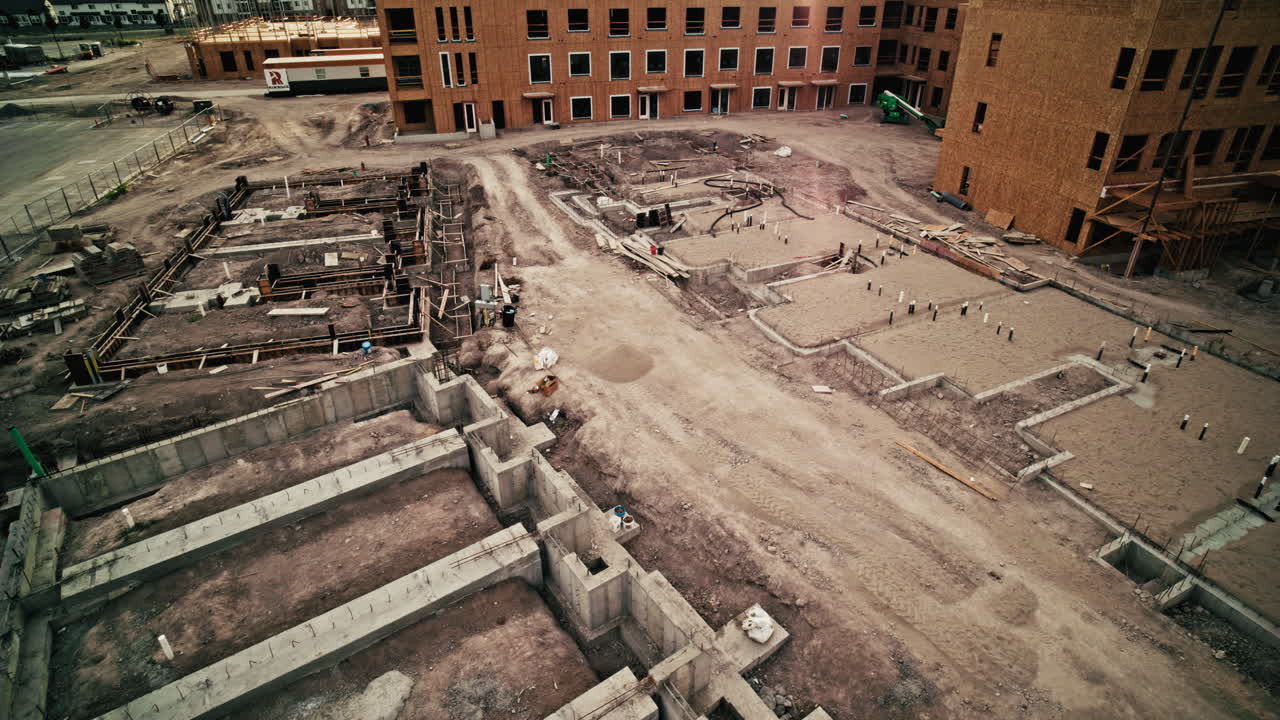 Apartment Building Under Construction