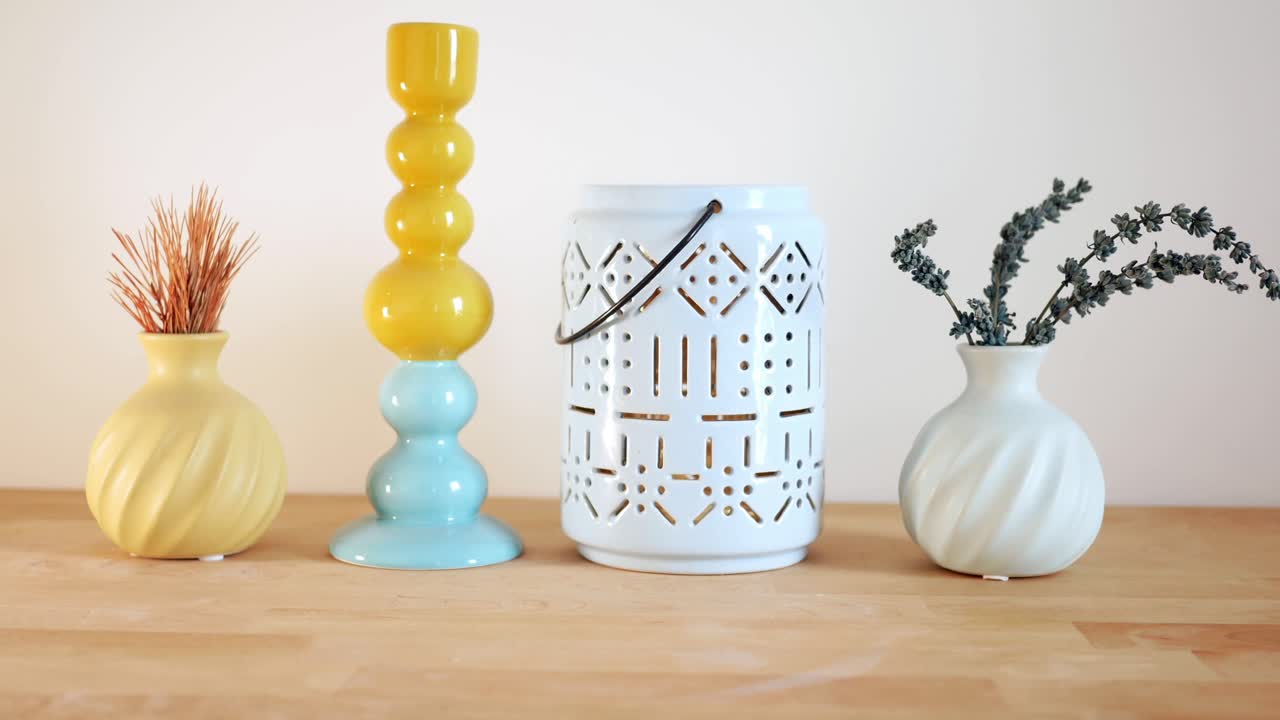 Colorful Home Decor Arrangement