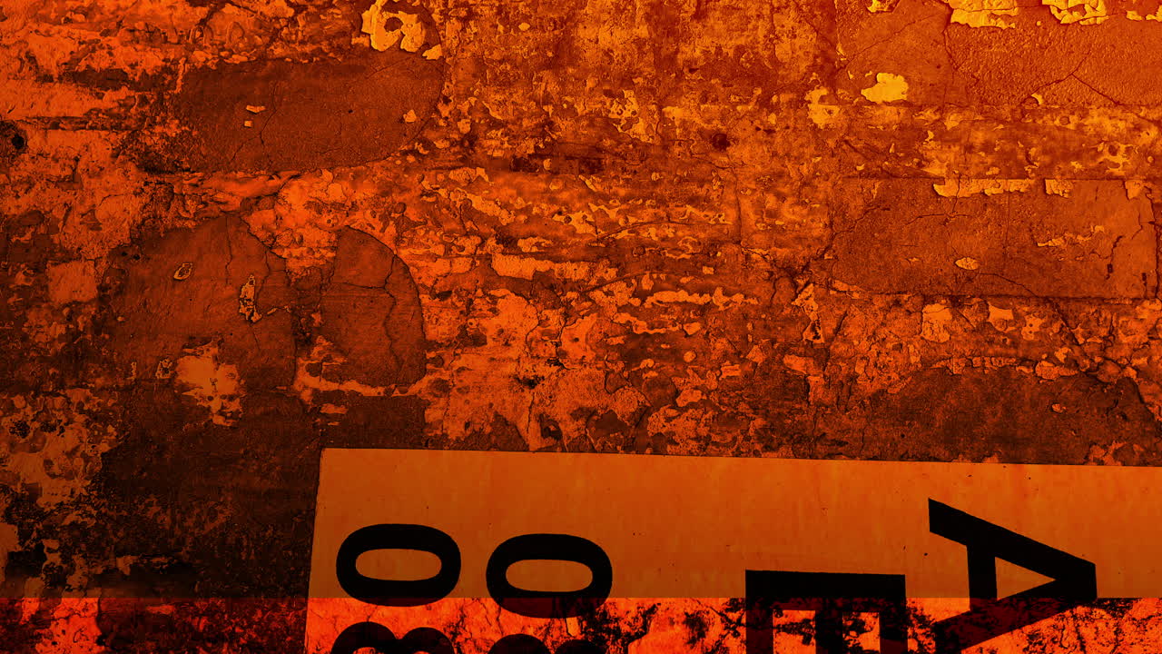 Sfondo grunge astratto con riflessi di luce arancione e rossa