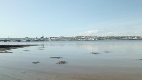 Río-Slaney-Y-Puente-De-La-Ciudad-De-Wexford-En-El-Condado-De-Wexford-Durante-El-Verano-En-Irlanda