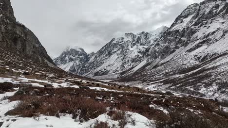 High-alpine-Kyanjin-Gompa-valley