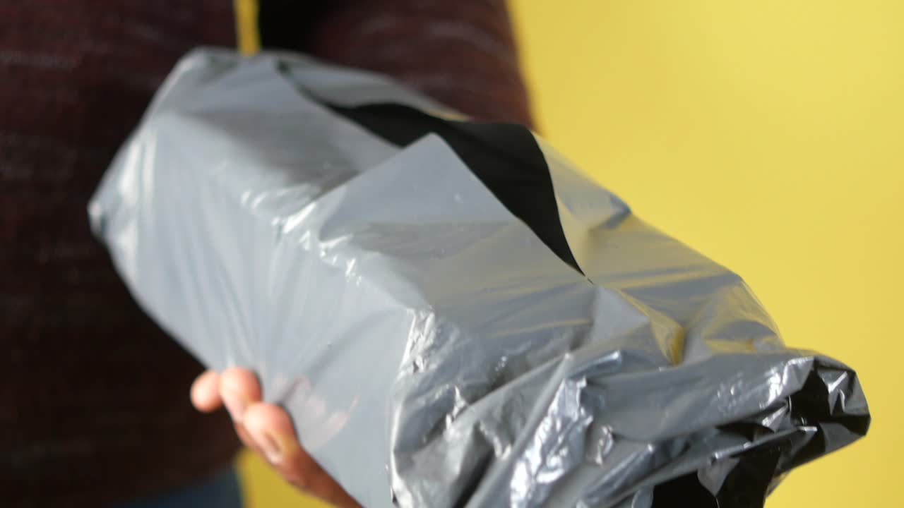 desembalaje de un paquete