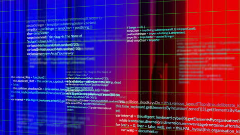 animation of digital data processing over computer servers