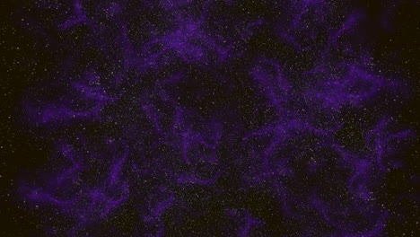 Stunning-purple-and-black-nebula-filled-with-glowing-particles-in-space