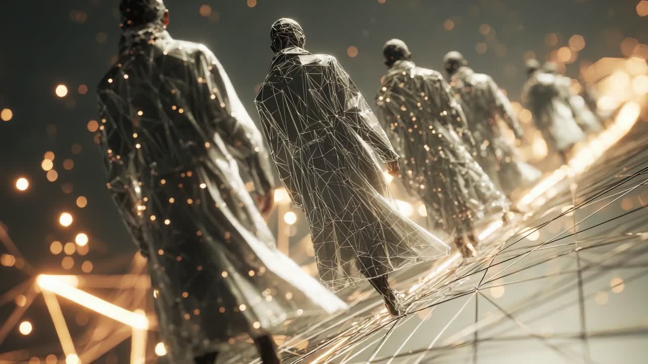 Futuristic Digital Network