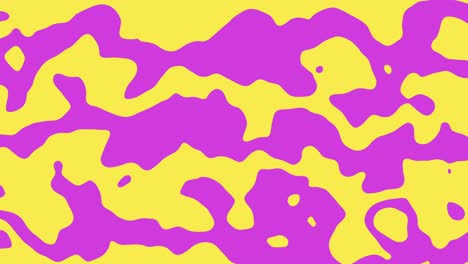 abstract yellow and purple background- groovy retro shapes: dynamic, mesmerizing liquid patterns with vibrant kaleidoscopic colors