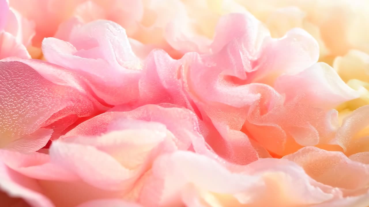 A pink and yellow fabric with a wave pattern. The colors are bright and the fabric appears to be made of a synthetic material. The wave pattern gives the fabric a sense of movement and energy