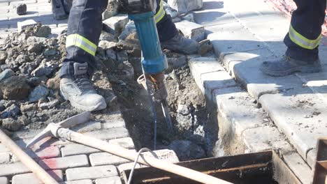 roadwork in progress
