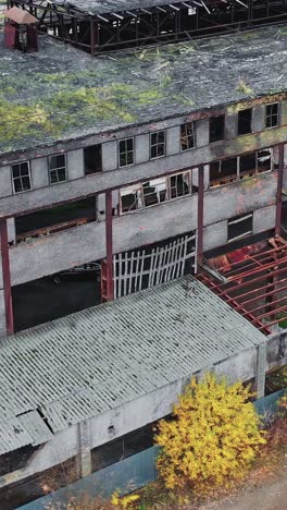 old industrial edifice for demolition