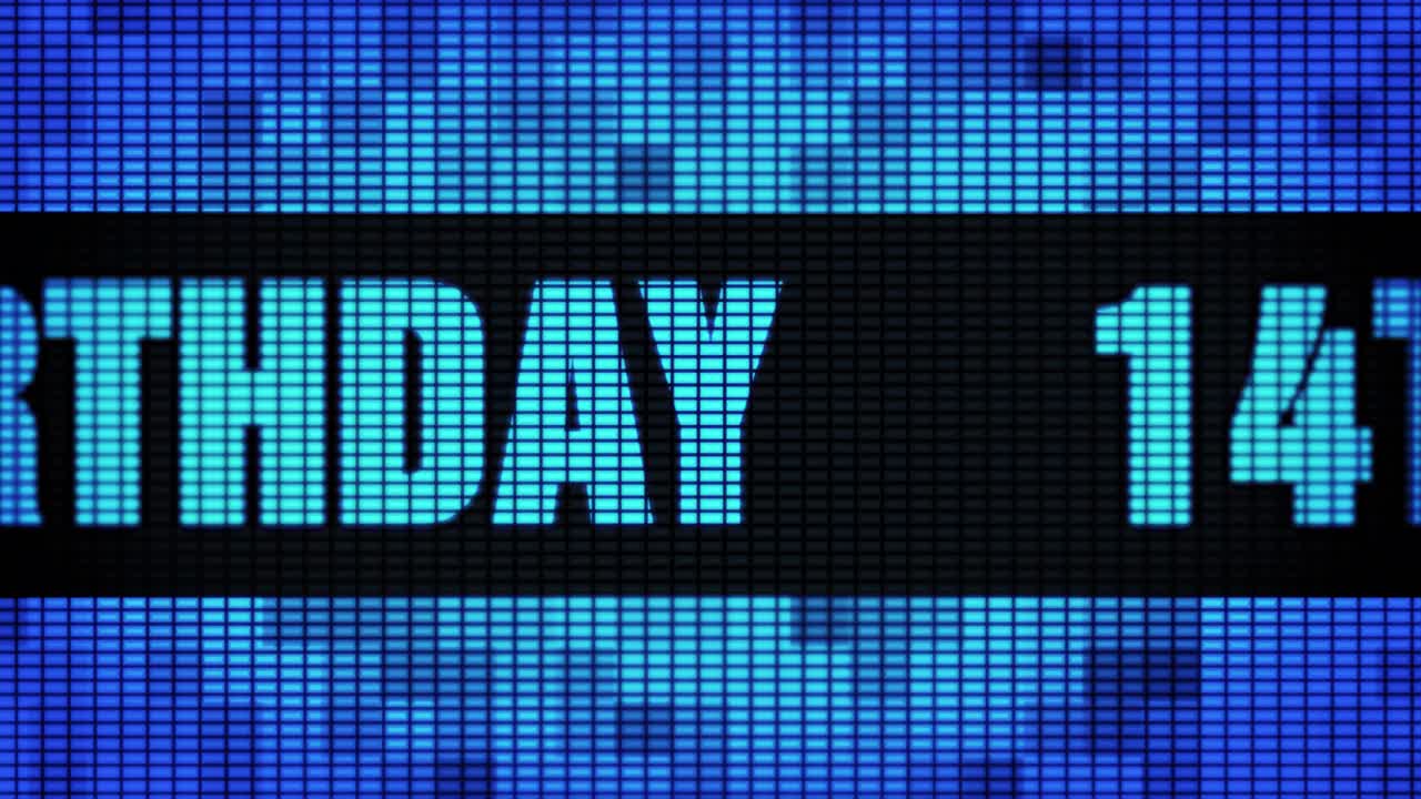 Happy Birthday Display