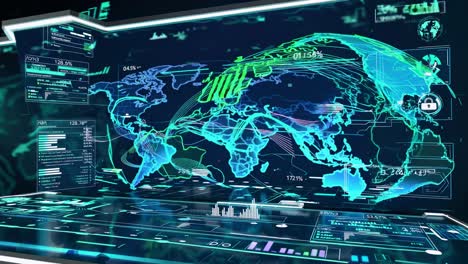 global network data visualization