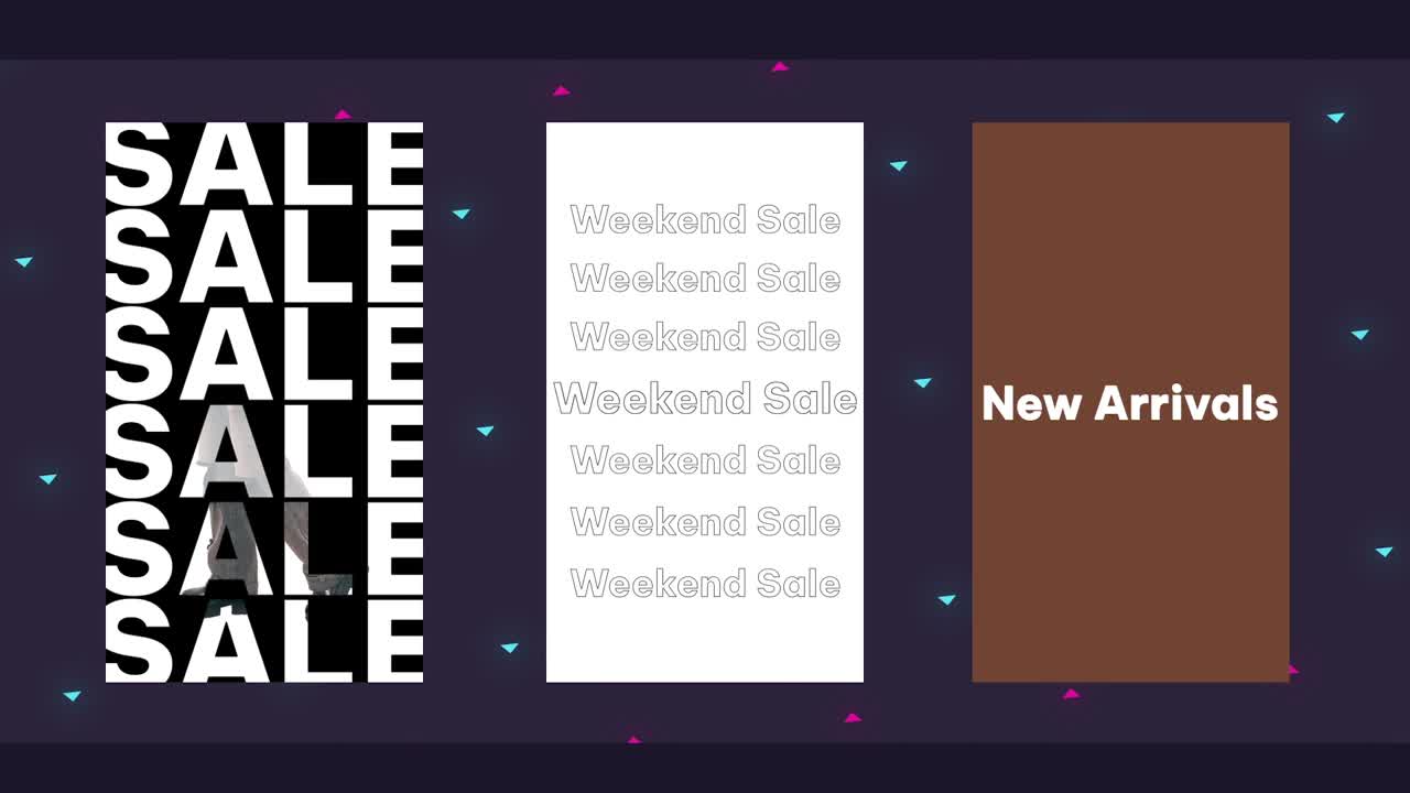 Animated Social Media Stories for Fashion Sales Promotion