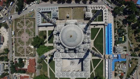 edirne selimiye mosque minarets and roof