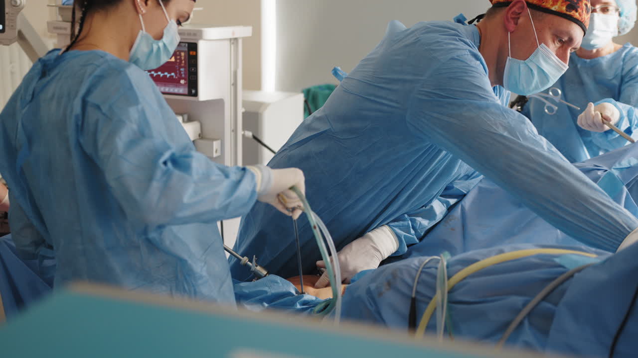 лапароскопическая хирургия в процессе