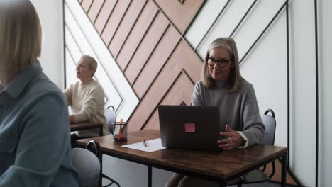 adults students in classroom