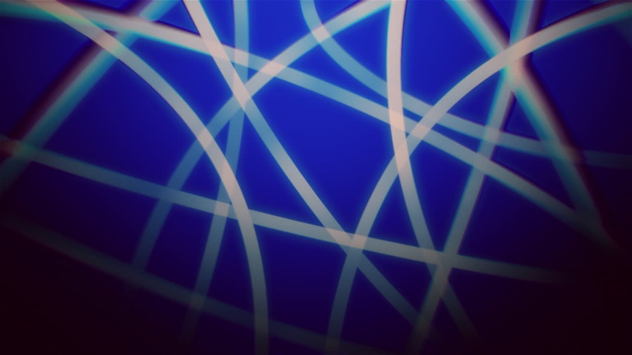 líneas abstractas sobre fondo azul