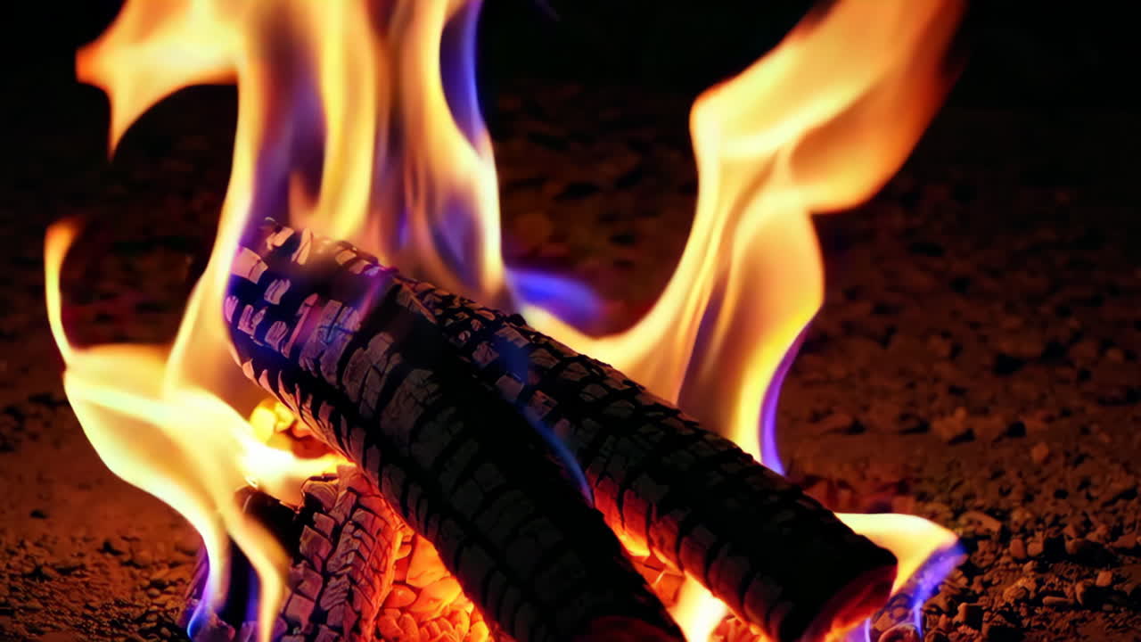 Desert Camping Under a Starry Night