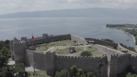 flight over the castle of ohrid- macedonia