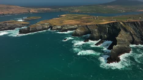 portmagee cliffs, kerry, ireland, march 2022