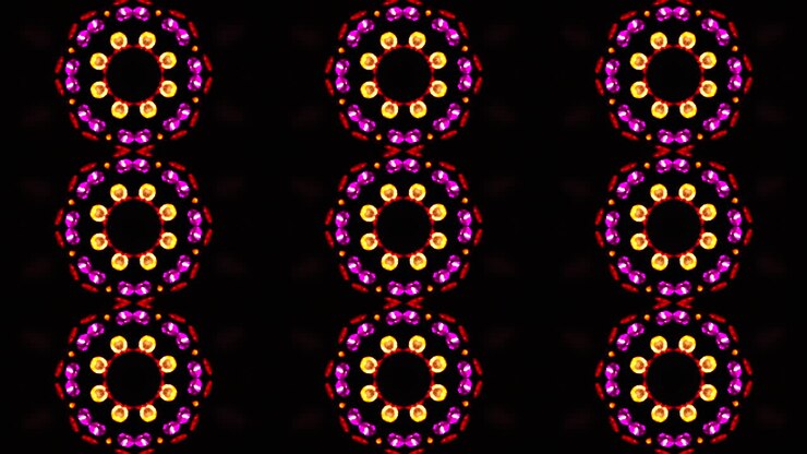 Tiled Party Light Kaleidoscope