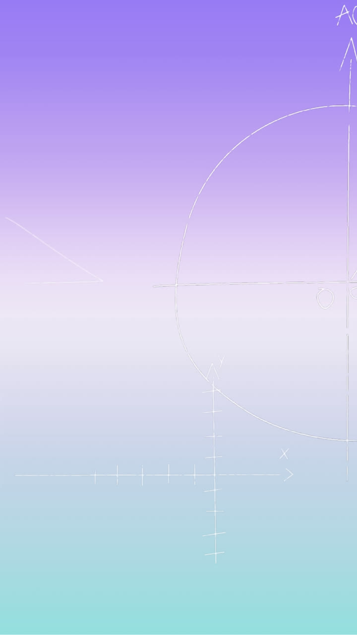 animación de fórmulas matemáticas escritas a mano sobre un fondo azul a púrpura