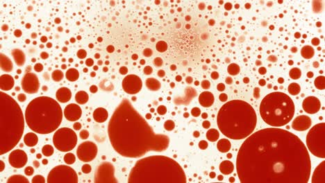 red abstract cells