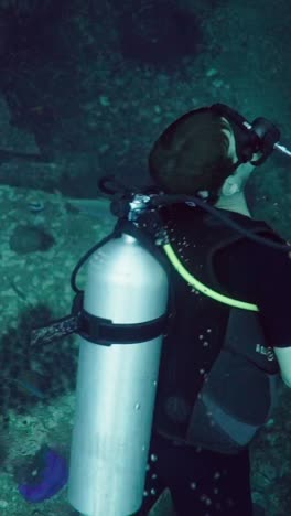 buceo bajo el agua