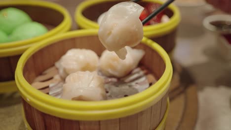 delicious steamed dumplings