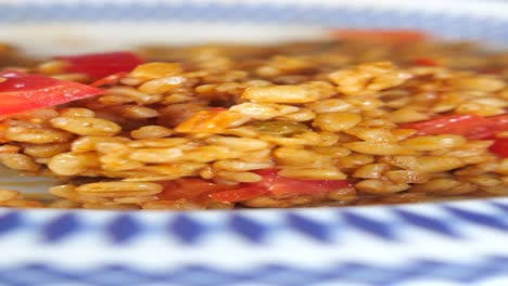 bulgur salad in a bowl