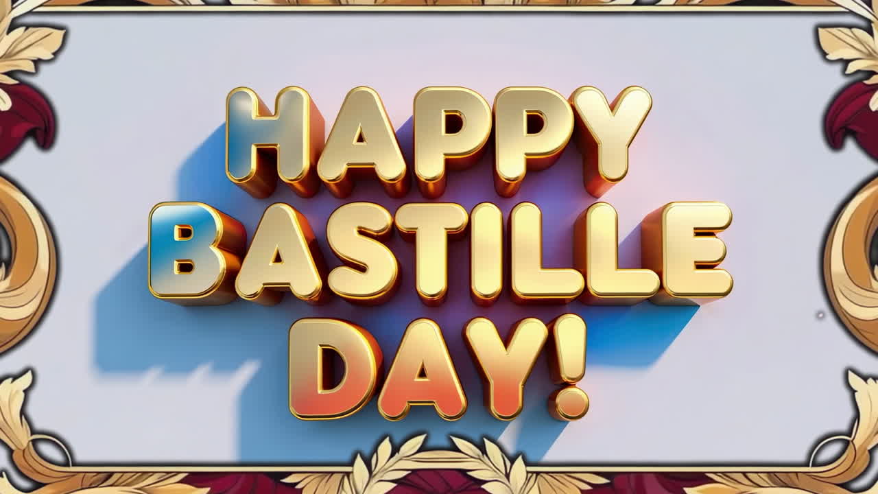 Happy Bastille Day Greeting