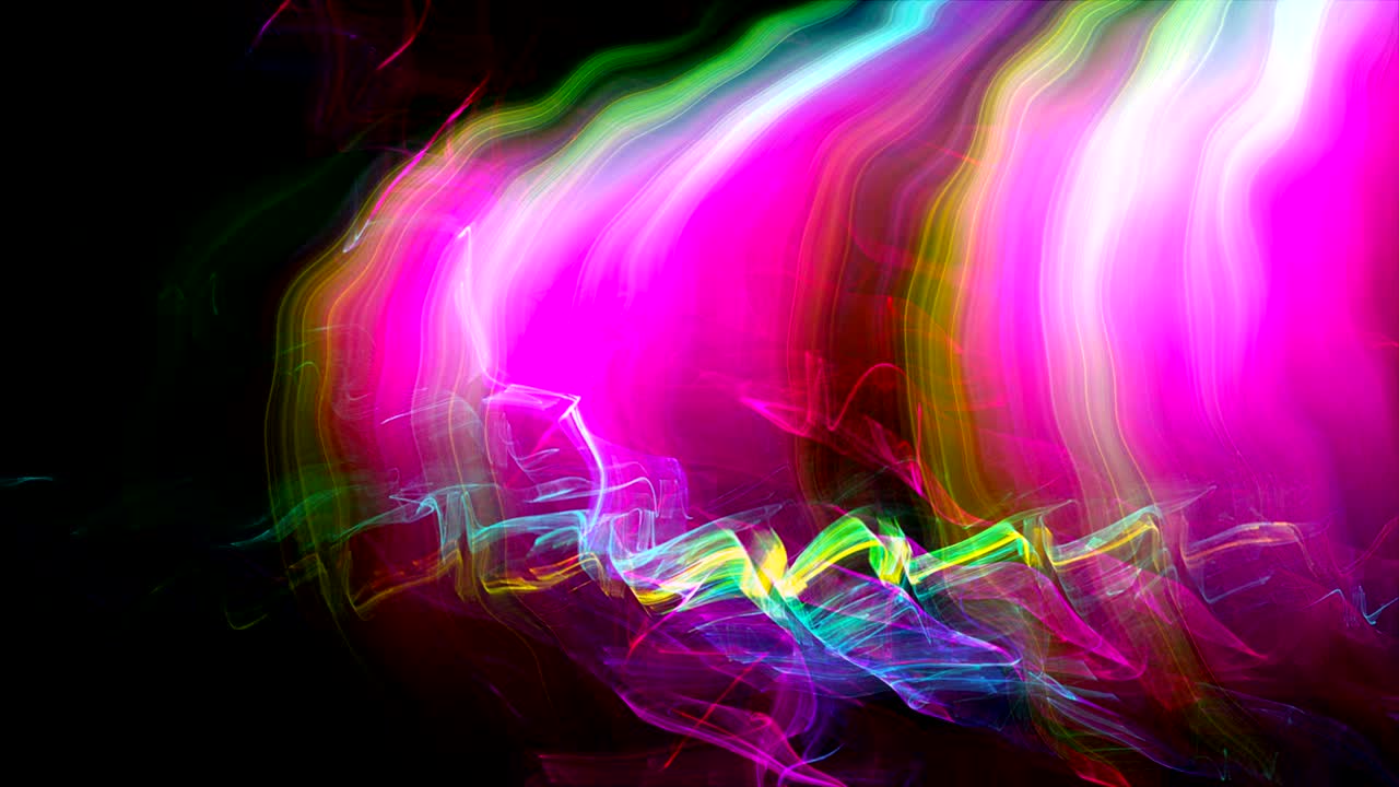 abstracción de radiación con luz - distorsión del espacio con efecto brillante, fondo generado por computadora, renderización 3d