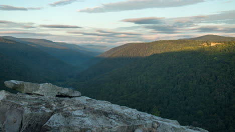 rohrbaugh cliffs sunrise - dolly sods wilderness - west virginia