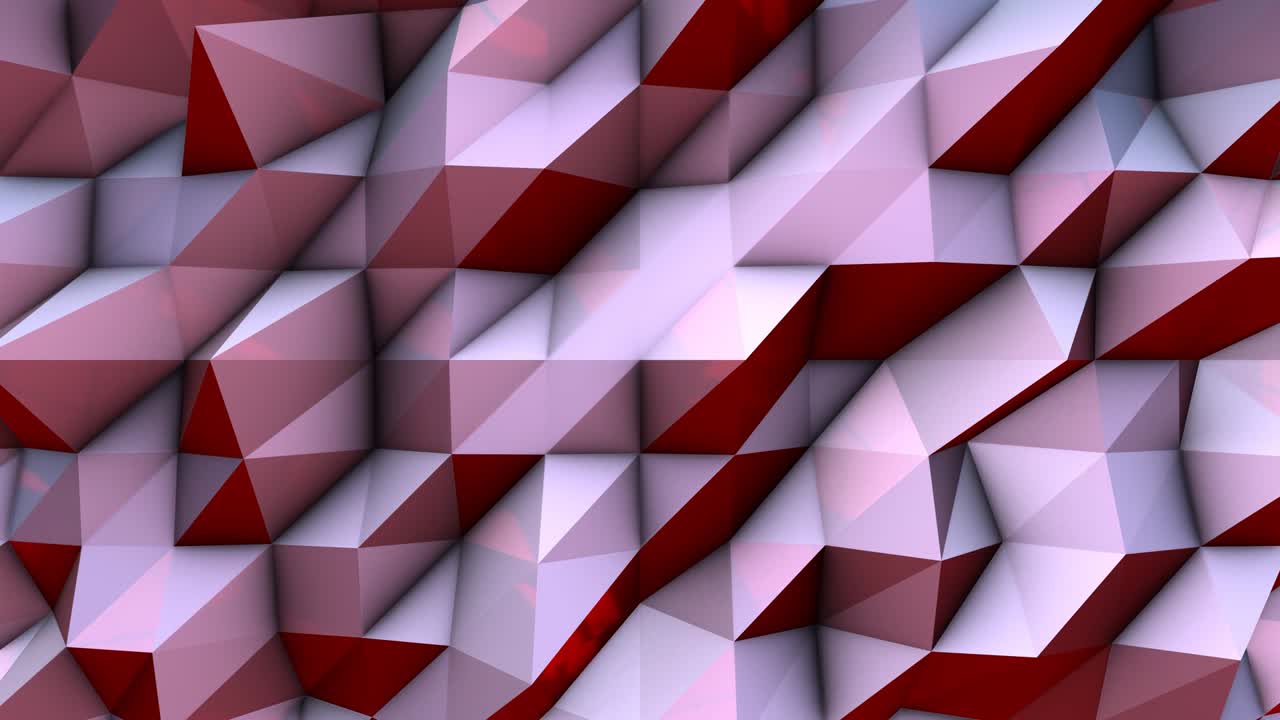 polí bajo triángulo moderno 3d render abstracto animación de fondo
