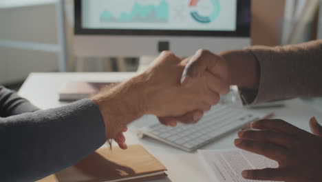 businessmen shaking hands