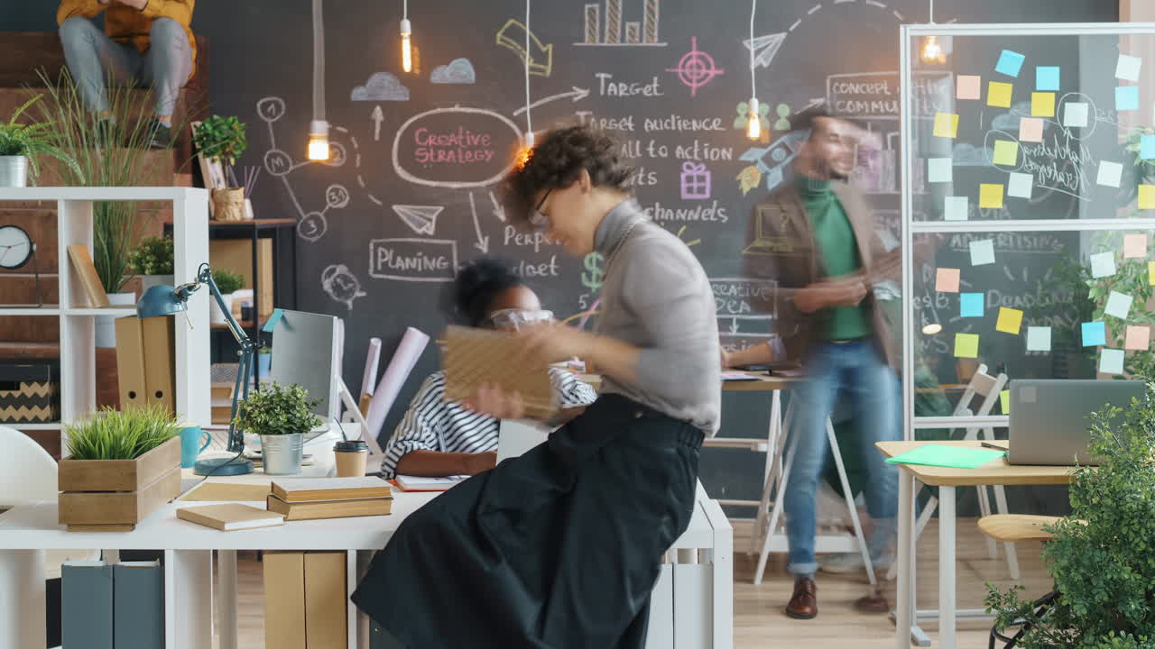 Busy Office Team Working