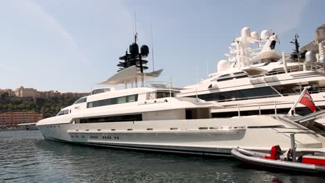 yachts docked at monte carlo pier