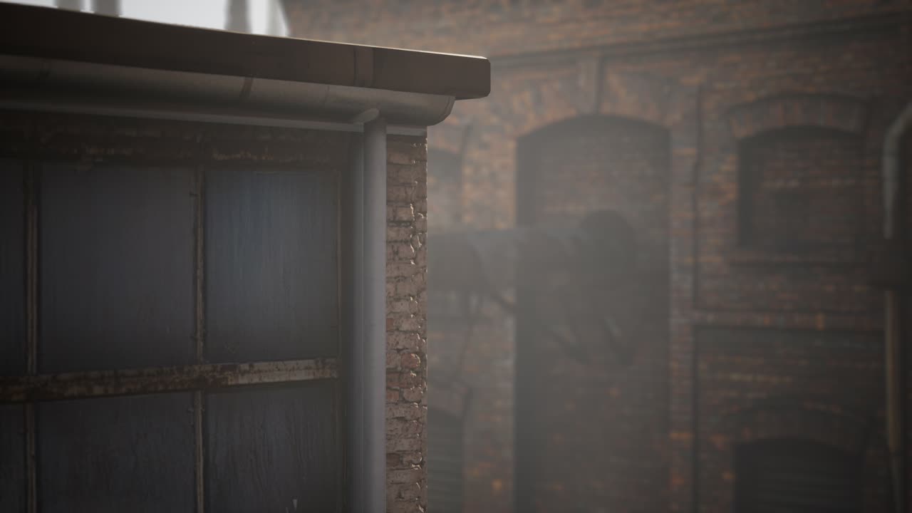 ⁇ 은 공장의 버려진 산업 건물