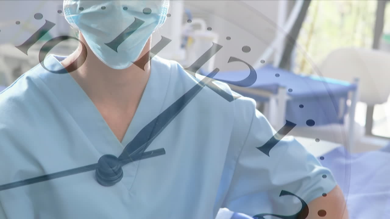 핀란드 발의 애니메이션과 병원의 남성 의사 핀란드 병원