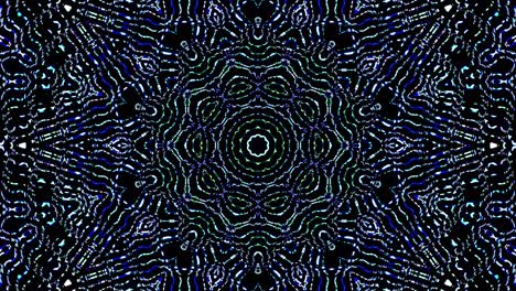 Bright abstract light governing full color, kaleidoscope