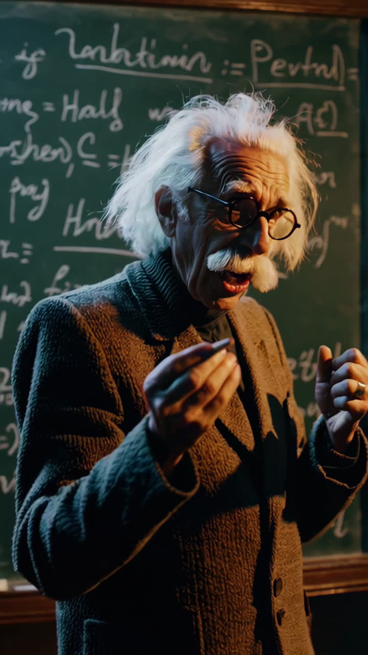 Professor lecturing in a classroom