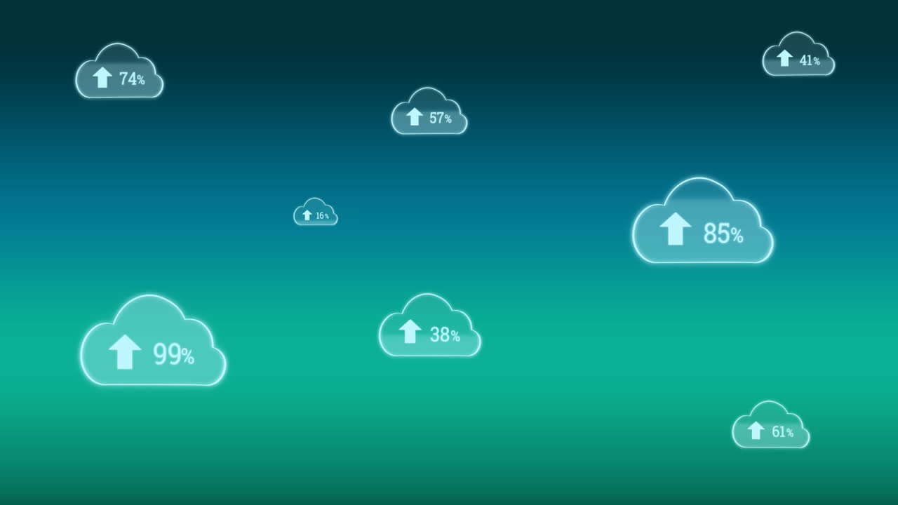 cargar nubes de progreso